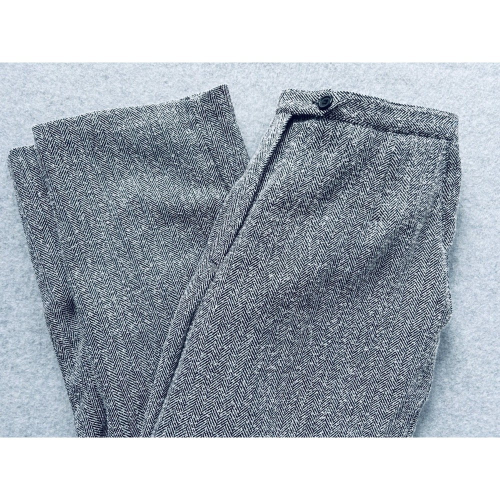 Vintage Koret Petites Women's Pants Sz 14 Black‎ White Lined Pockets Academia